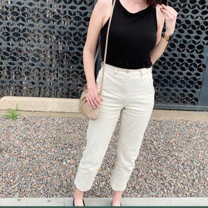 Everlane Slim Leg Crop in Sandstone